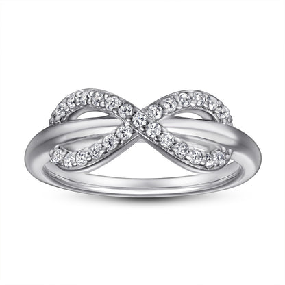 Hot-selling ring, earrings, necklace, European and American style S925 sterling silver jewelry set, three-piece set, niche design